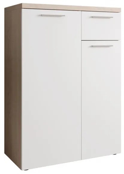 Comodă Bovero 866 (stejar sonoma + alb). 1048456