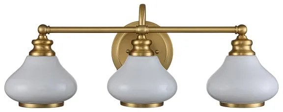 Aplică LED pentru baie Hinkley HK-AINSLEY3-BATH-BB AINSLEY 3xG9/3W/230V IP44