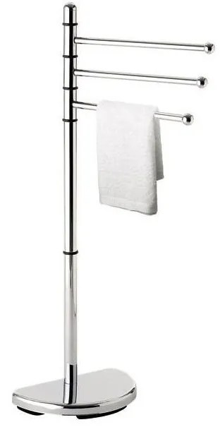 Suport de prosoape autoportant Gedy HIBISCUS 90,5 cm crom lucios