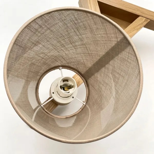 Lustră aplicată Brilagi ANTHONY 3xE14/40W/230V stejar/bej