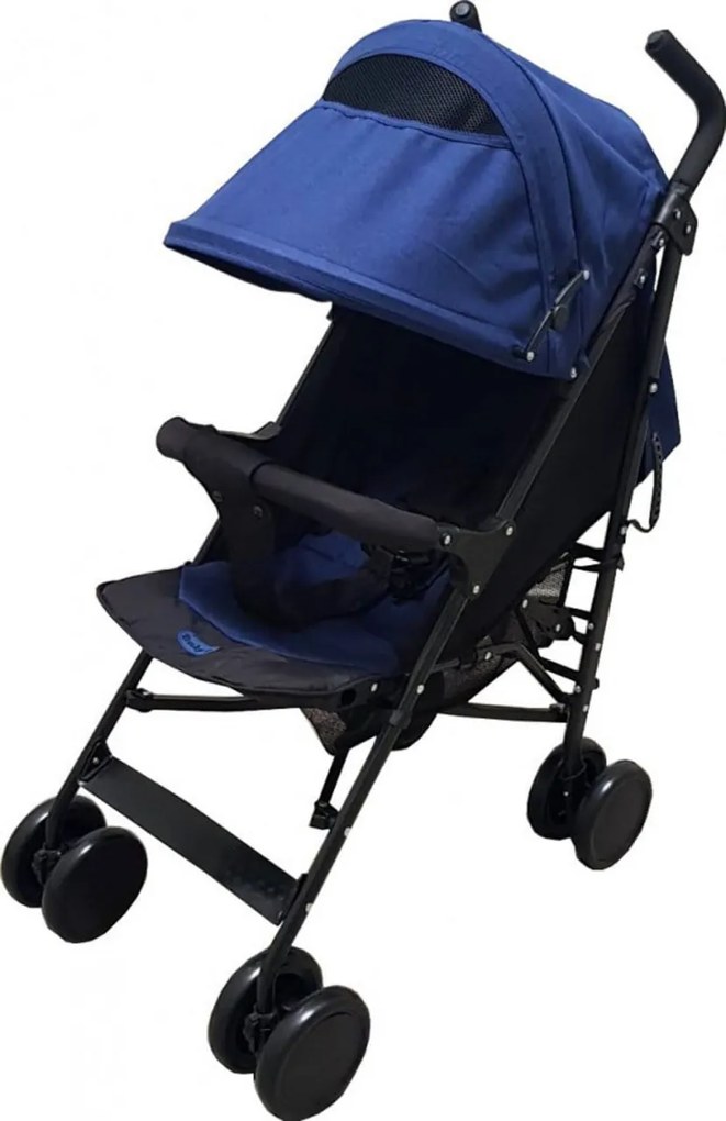 Carucior sport tip umbrela Baby Care™ PRO 803B, Spatar reglabil in 7 trepte, Pozitie somn, Amortizoare, Frana picior, Pliabil, Albastru