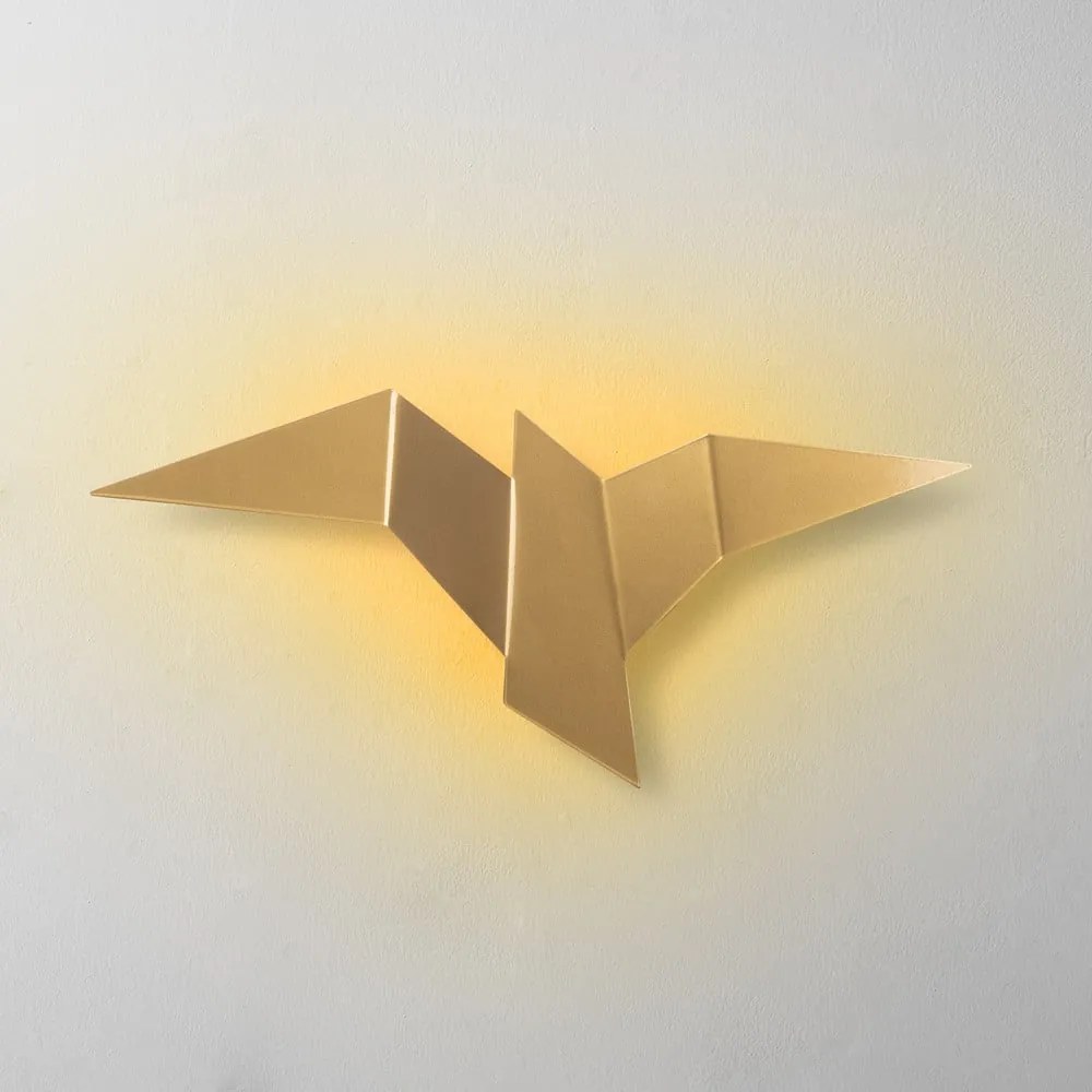 Aplică de perete aurie LED Pacali – Opviq lights