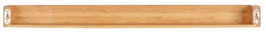 WENKO 24744100 - Poliță BAMBUSA 60x9 cm maro