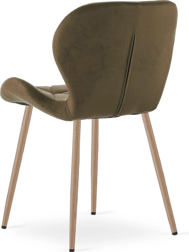 Scaun de masa MANGO VELVET, maro