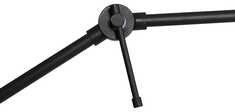 Lampa de podea moderna neagra ajustabila - Editor