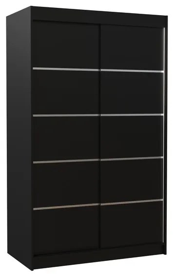 Supermobel Dulap glisant BENISSO, 120x200x58, negru