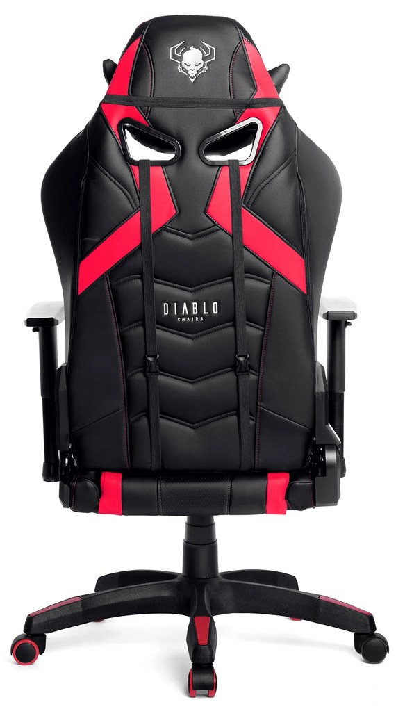 Scaun pentru copii Diablo X-Ray Kids Size: negru-roșu Diablochairs