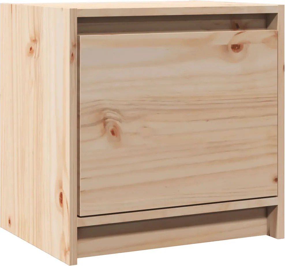 vidaXL Noptieră, 40x30,5x40 cm, lemn masiv de pin