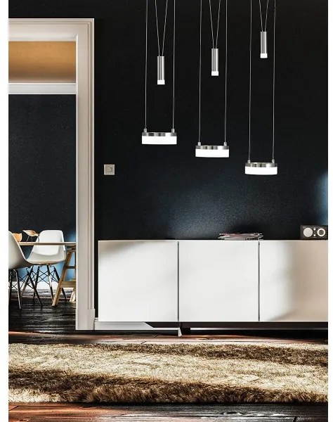 Lustră LED dimabilă pe cablu Wofi 7263.06.54.6000 3xLED/7,5W/230V + 3xLED/1W