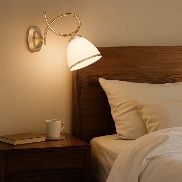 Brilagi - Lampă de perete FRED 1xE27/60W/230V auriu