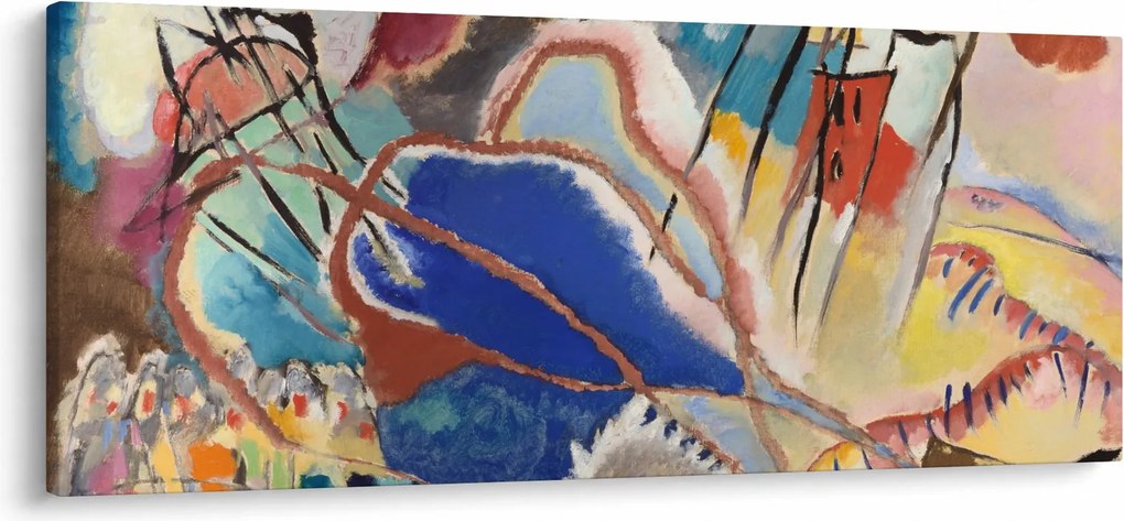 Tablou - Vasily Kandinsky, Improvisation No. 30 (Cannons), reproducere (120x50 cm)
