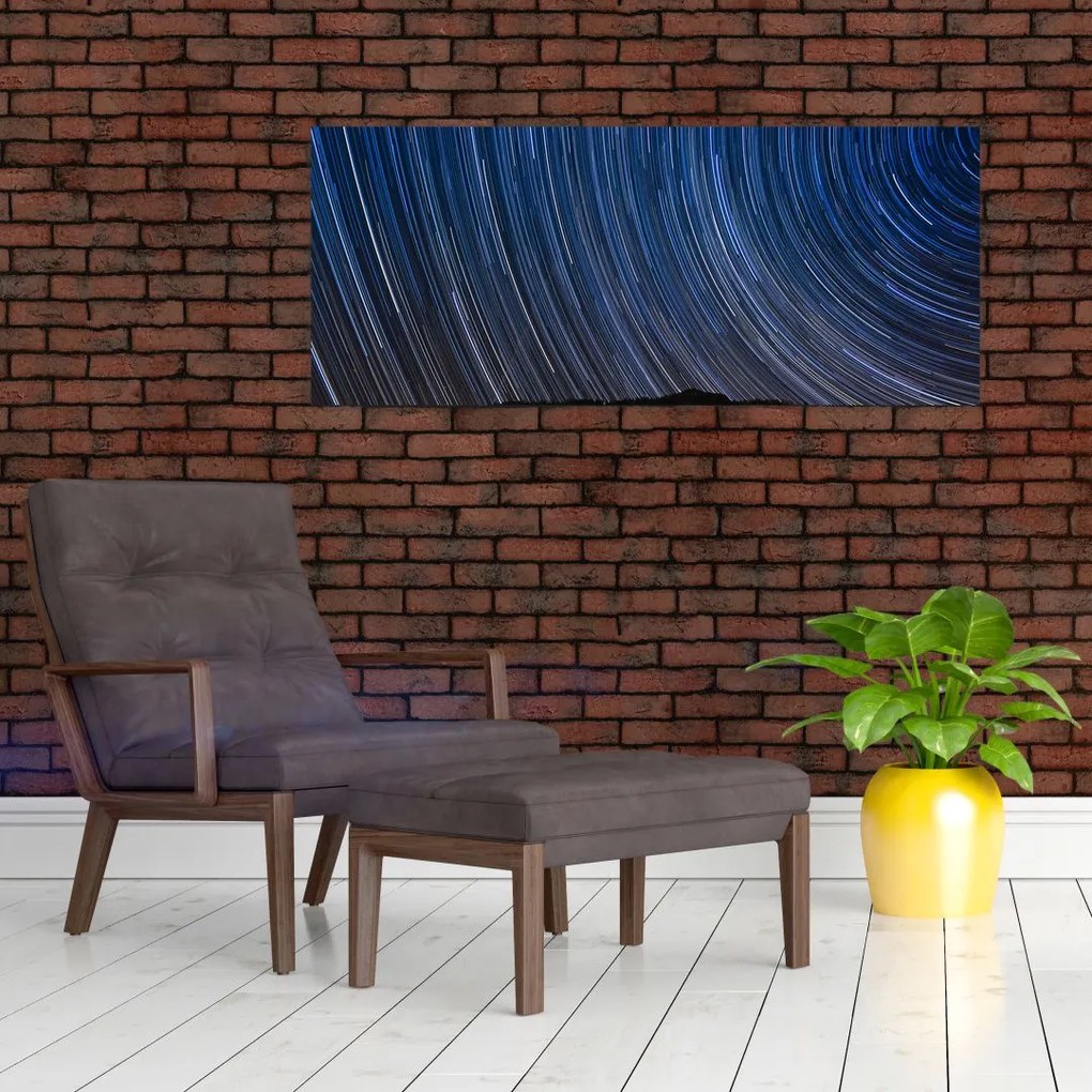 Tablou cu stele noaptea și cerul (120x50 cm)