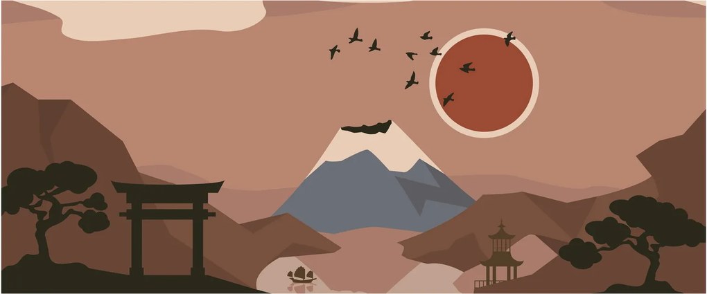 Tablou - Japonia N⁰1 (120x50 cm)