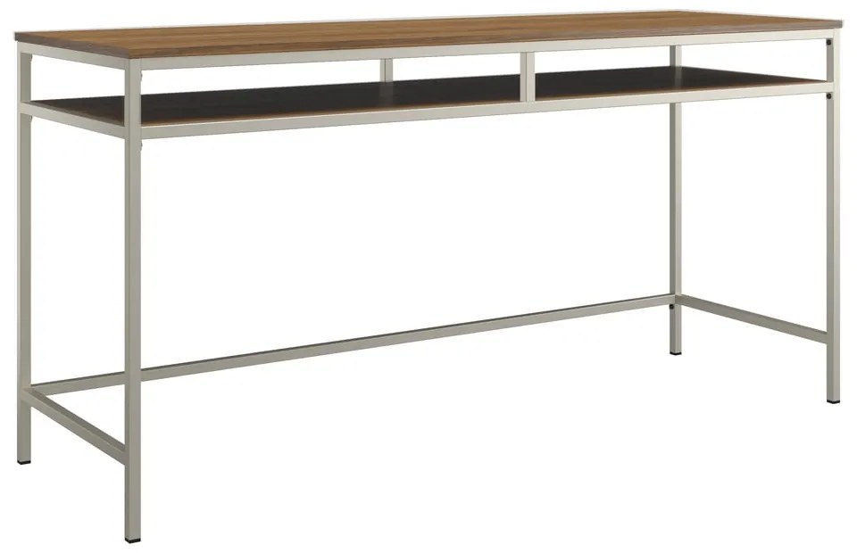 Birou cu blat cu aspect de lemn de nuc 51x153 cm Bradford – Støraa