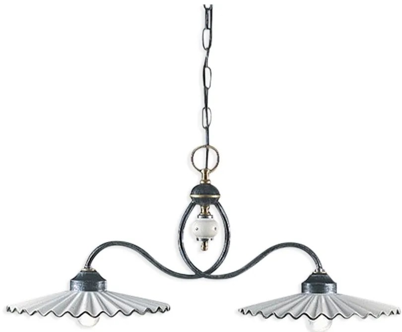 Lustra cu 2 brate design clasic realizat manual L'AQUILA