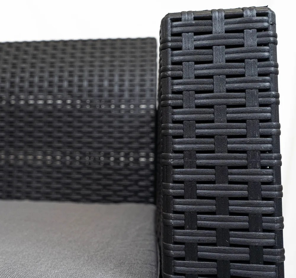 Scaun de grădină din plastic Nero, grafit