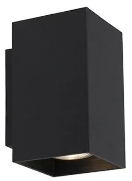 Lampă de perete inteligentă modernă neagră incl. 2 WiFi GU10 - Sandy