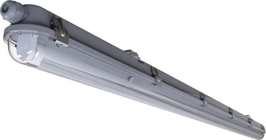 Corp iluminat liniar cu neon protectie IP65 Works gri 155cm