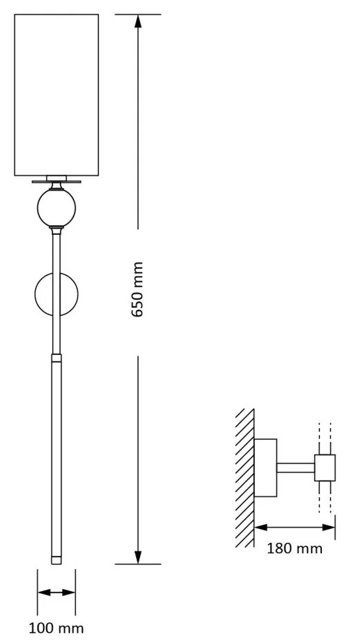 Aplica eleganta design modern realizata manual Natura