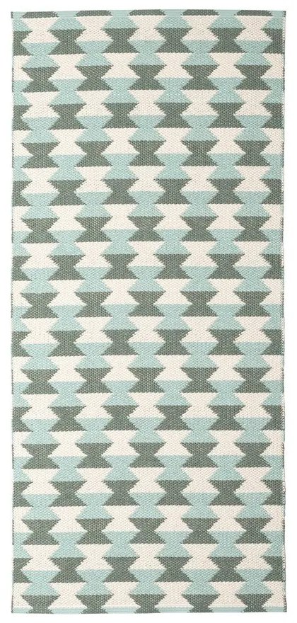 Covor tip traversă pentru interior și exterior verde/turcoaz 70x160 cm Dana Army – Pappelina