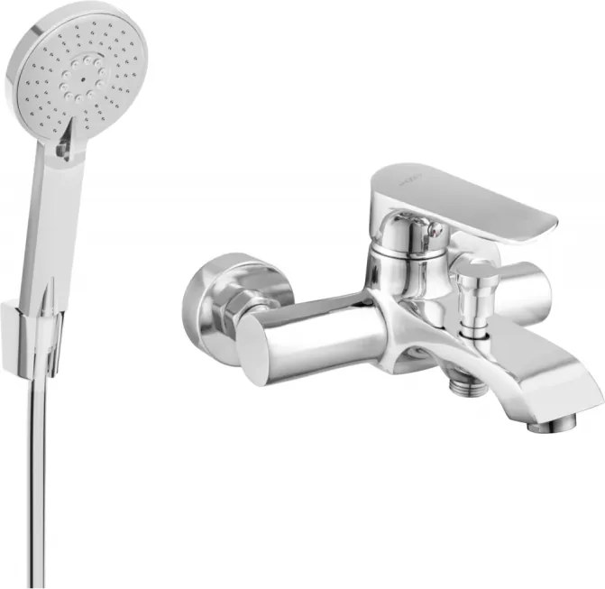 Mexen Pecos R40 baterie de baie cu set de duș, crom - 7273R40-00