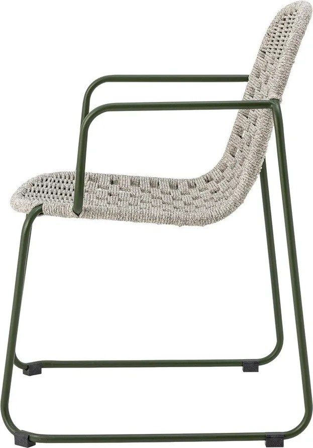 Scaun de grădină gri din metal Calana – Bloomingville