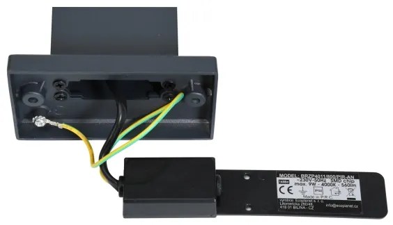 Lampă LED de exterior cu senzor ARCELO LED/9W/230V 80 cm IP44