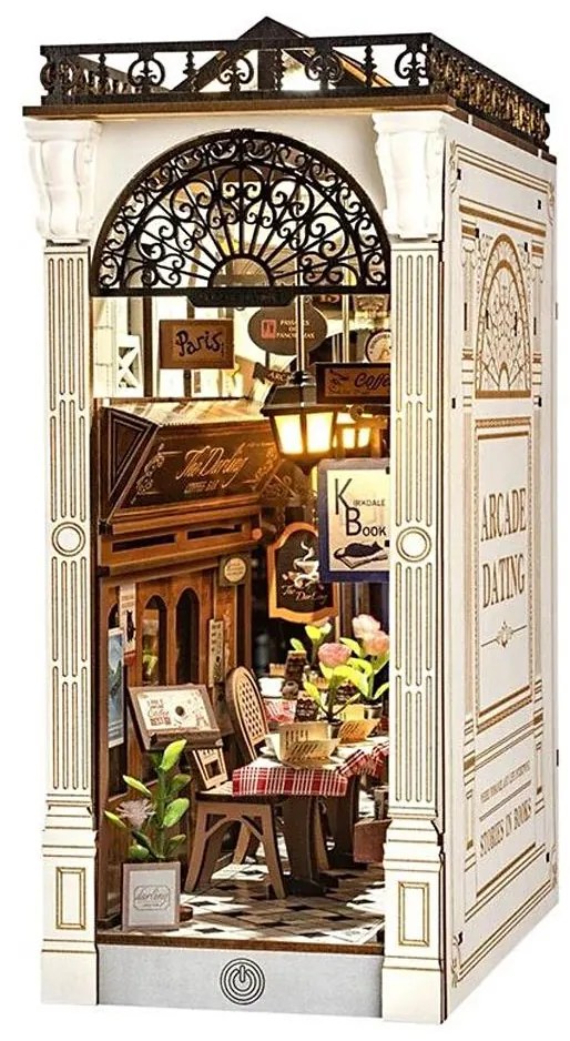 RoboTime suport LED de cărți Întâlnire cu cărțile în arcadă 2xAAA