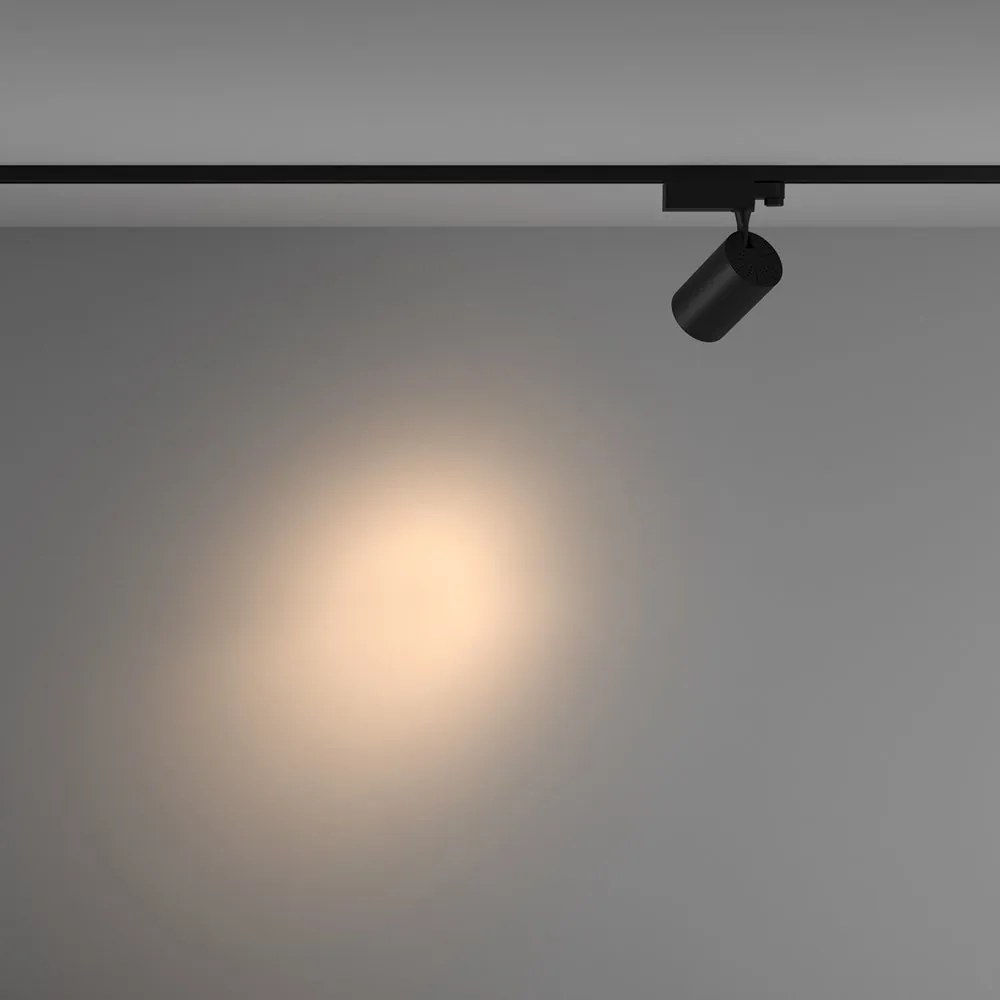 Spot LED, accesoriu pentru sinele trifazate Trinity, Vuoro negru 3000K 26W