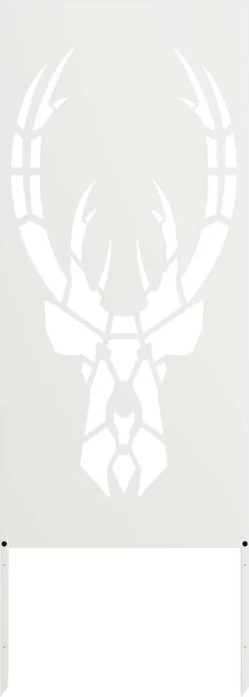 vidaXL Ecran de intimitate pentru grădină Animal Print Alb 50 x 140 cm