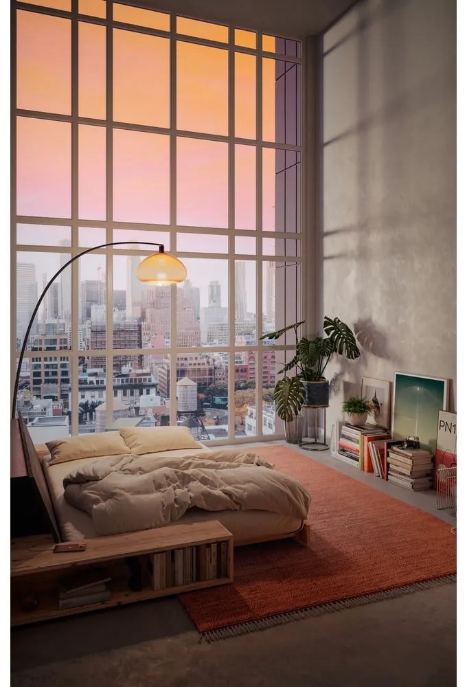 Canapea maro închis extensibilă 244 cm Base – Karup Design