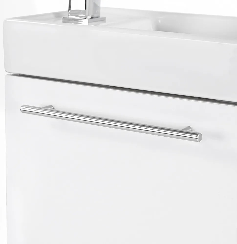 Mobilier de baie fantastic Melanie cu oglindă, alb