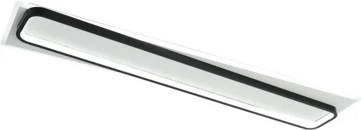 Brilagi - plafonieră LED dimabilă OUTLINE LED/90W/230V 18x100 cm alb/negru +telecomandă