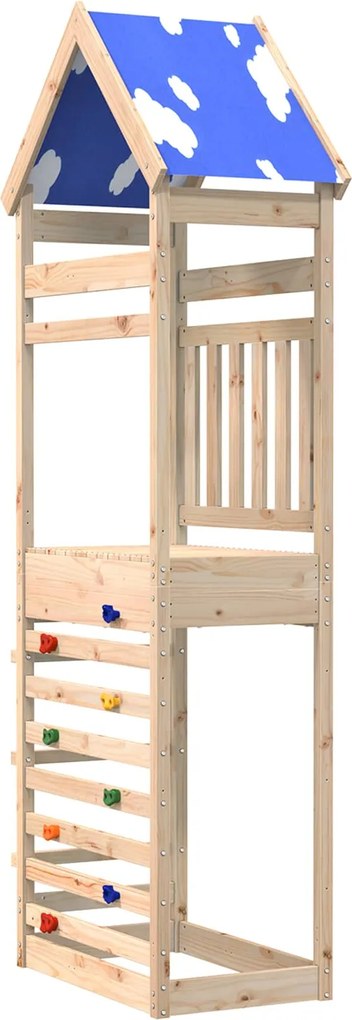 vidaXL Turn de joacă Maro 52,5 x 85 x 265 cm Lemn de pin masiv