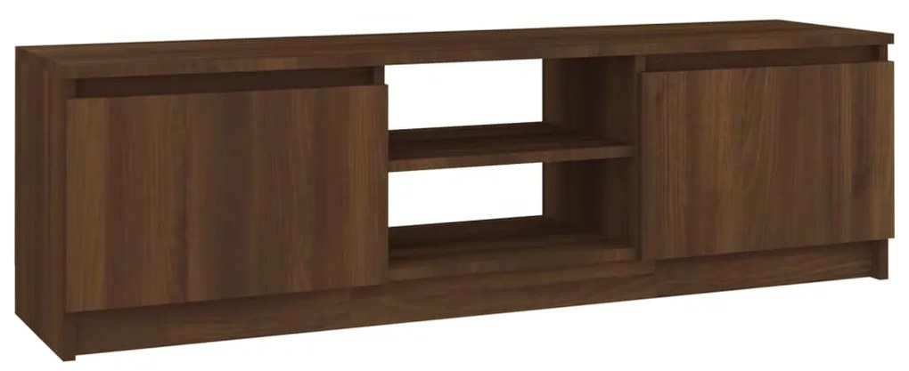 815341 vidaXL Comodă TV, stejar maro, 120x30x35,5 cm, lemn prelucrat