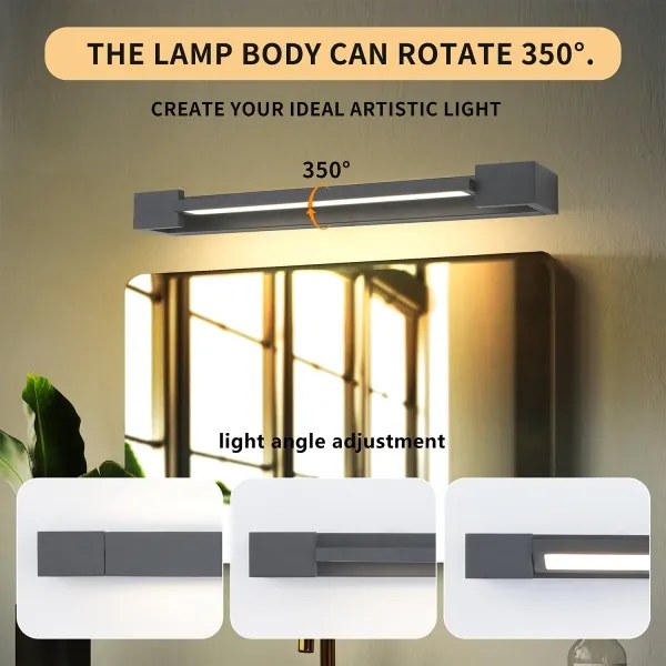 Brilagi Iluminare LED pentru oglindă AQUA LINE, 12 W, 230 V, 45 cm, IP44, antracit