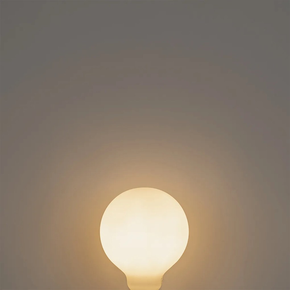 Set de 5 becuri LED reglabile cu 3 trepte E27 G95 mat 5W 550lm 3000K