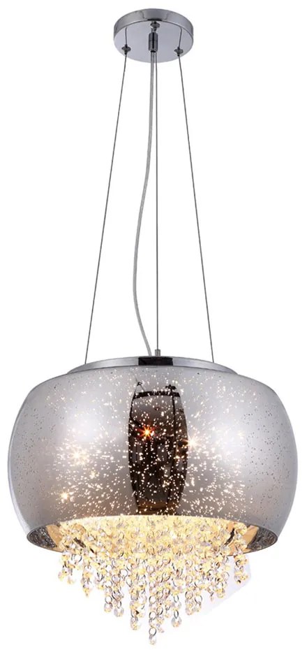 Suspensie STARLIGHT Milagro Modern, E14, Crom, ML241, Polonia