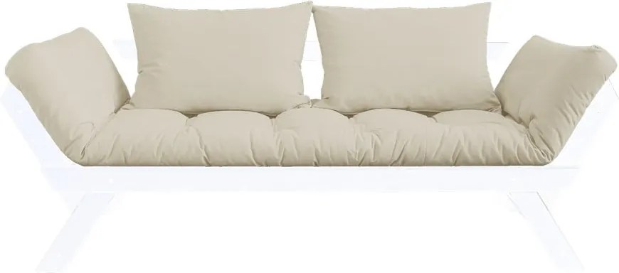 Canapea extensibilă Karup Design Bebop White/Beige
