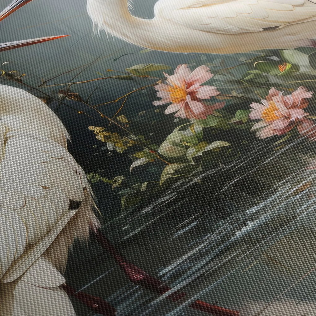 Tablou - Macarale albe (90x60 cm)