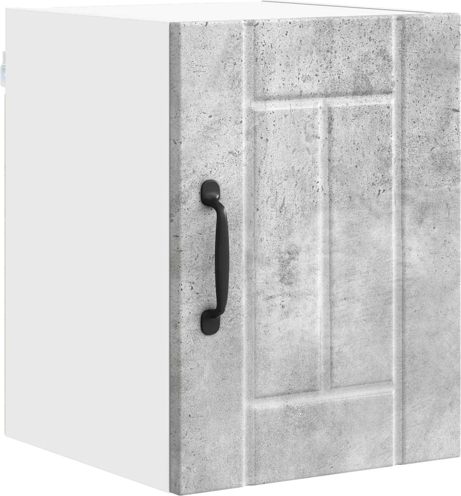 vidaXL Dulap de bucătărie Lucca Gri din beton 30 x 31 x 40 cm