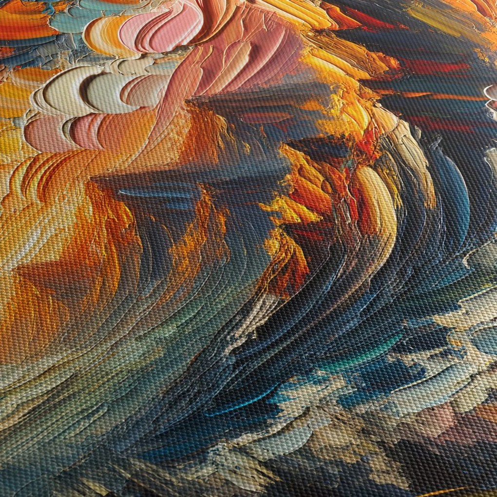 Tablou - Munte acoperit de soare (150x105 cm)
