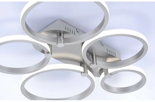 Leuchten Direkt - Lustră LED aplicată JOHANNA 2xLED/11,5W/230V+2xLED/9W+LED/7W