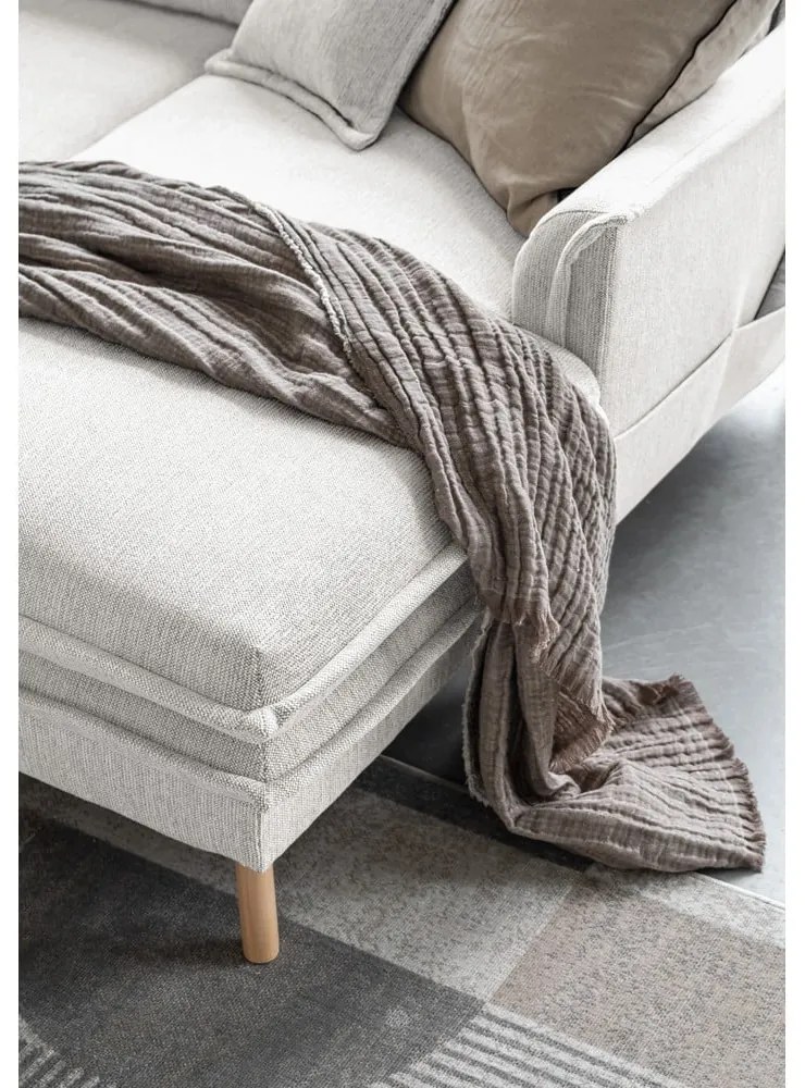 Colțar bej extensibil (cu colț pe partea stângă /în formă de "U") Charming Charlie – Miuform