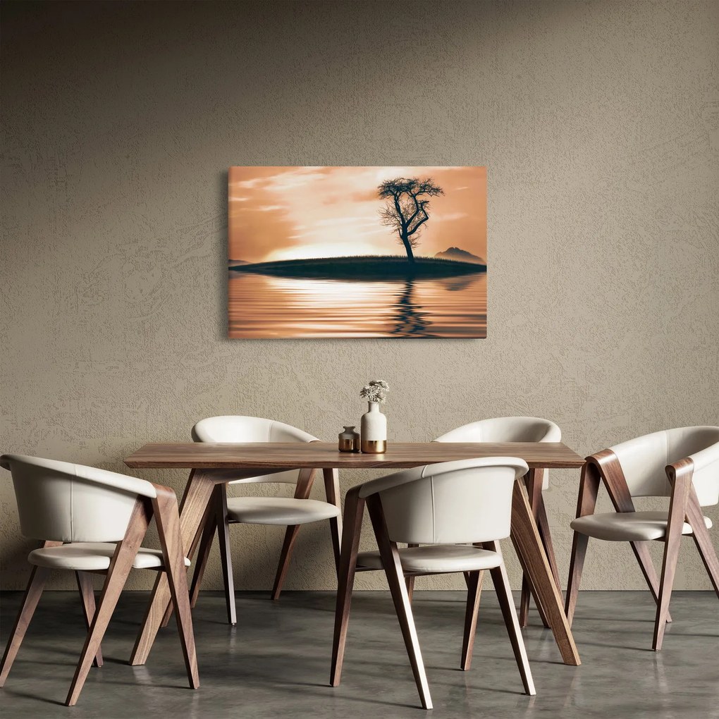 Tablou - Copaci pe insulă (90x60 cm)