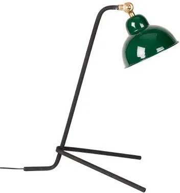 Lampa birou din metal cu abajur verde Jock Green White Label