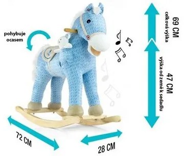 Milly Mally Pony Cal balansoar cu melodia, roz