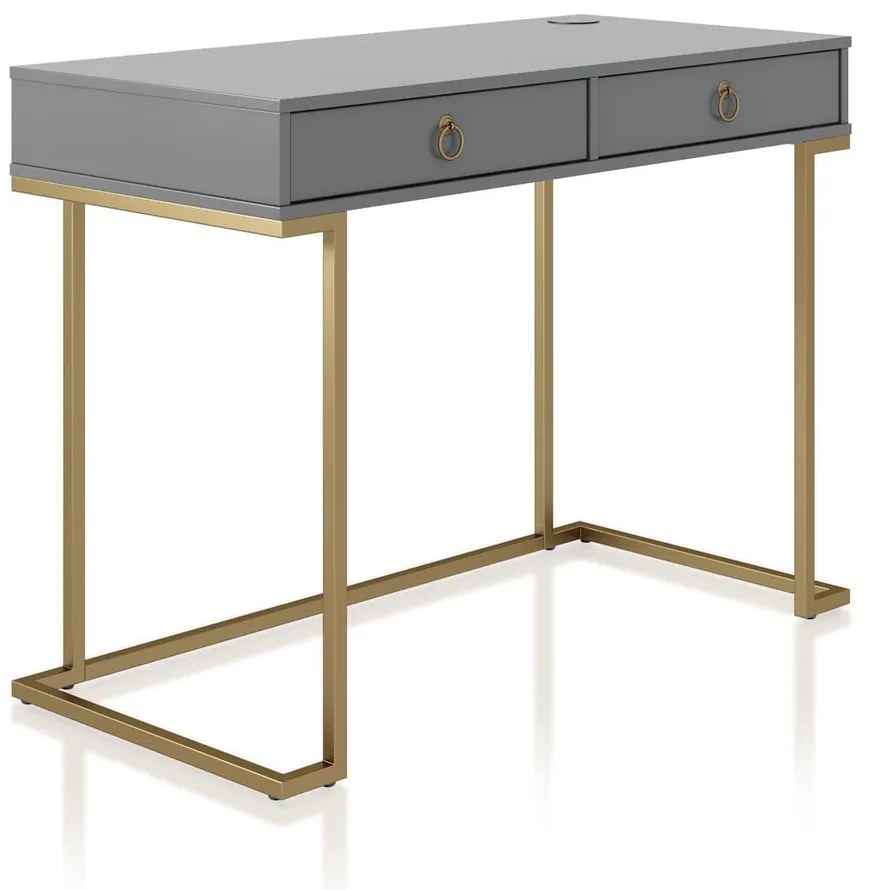 Birou CosmoLiving by Cosmopolitan Camila, gri