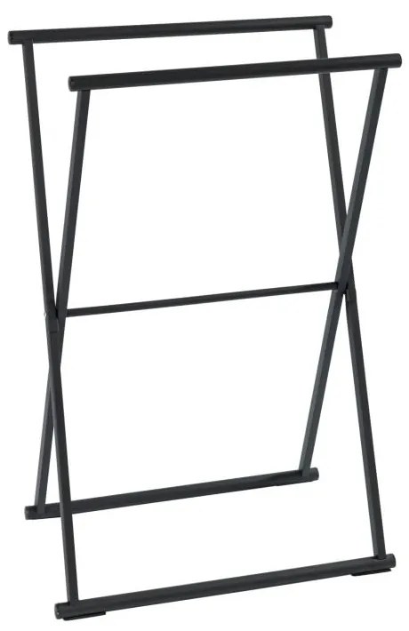 Suport pliabil pentru prosoape Wenko Lava, negru