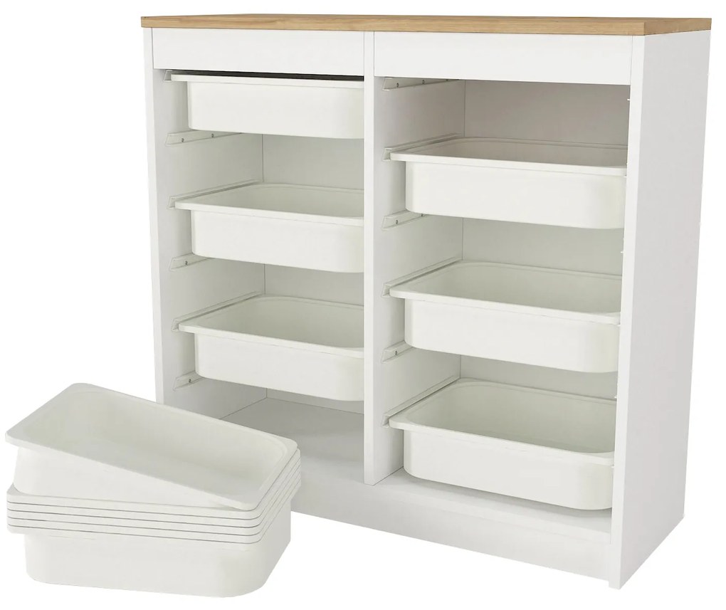 Organizator, Compact Storage, UnicUtil, 89 x 34 x 85 cm, Alb-Maro, UUORG19